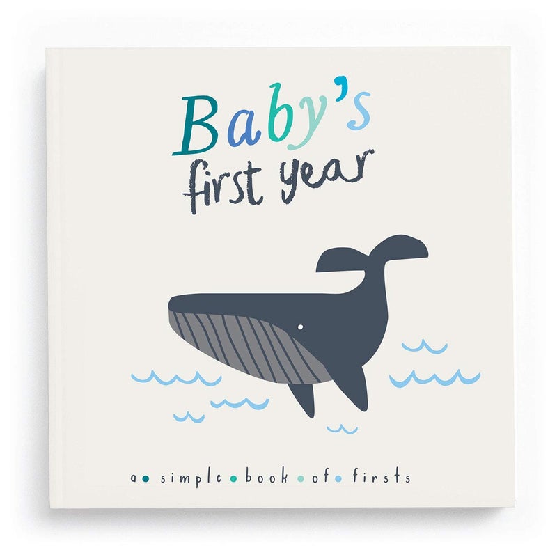 Lucy Darling Baby Memory Book - Little Captain | Nautical-Themed First Year Journal & Photo Album | 5-Year Keepsake for Baby Boy or Girl | Gender-Neutral Milestone Book | Mom Gift - Image 1